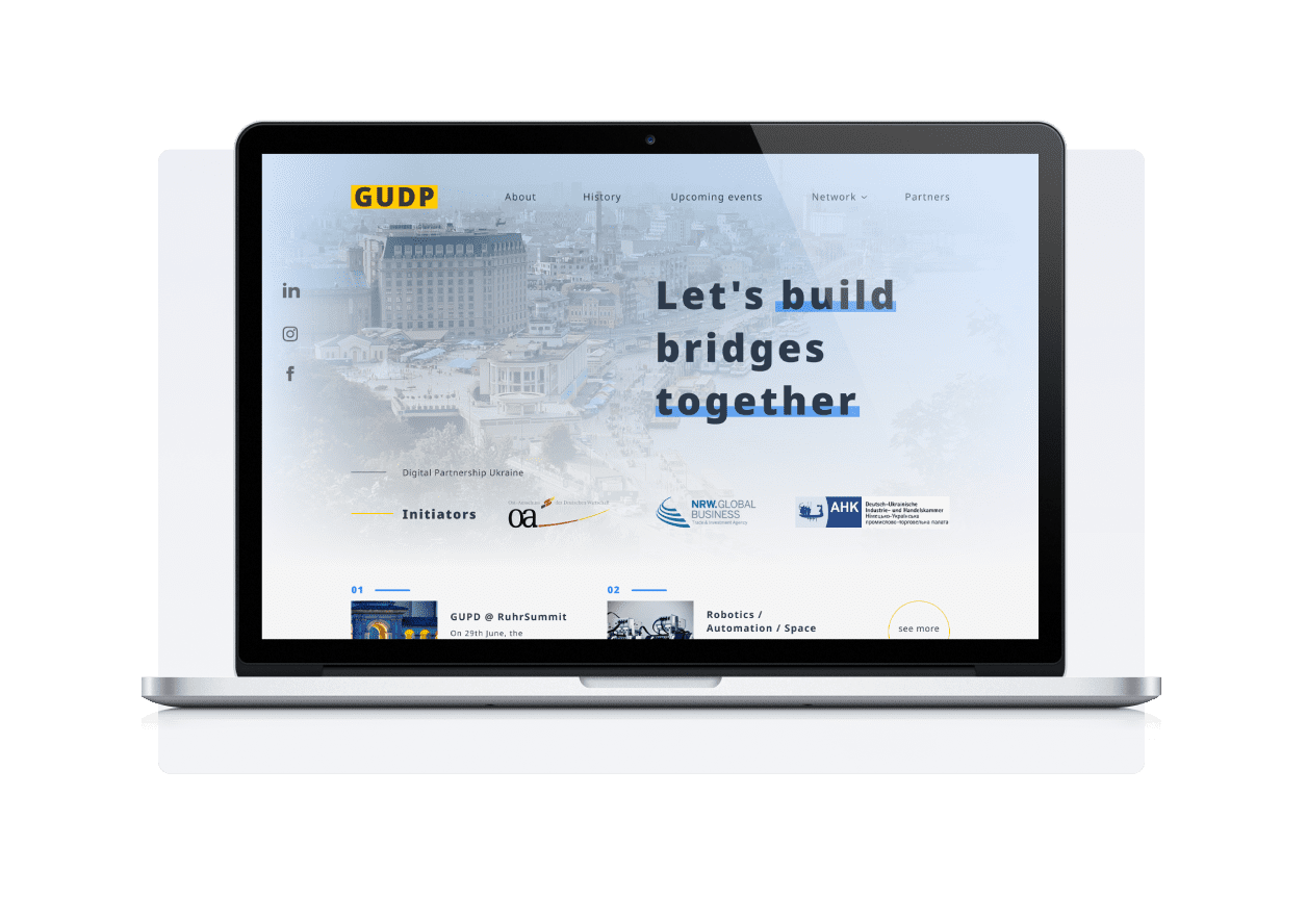 GUDP |<br> Events site