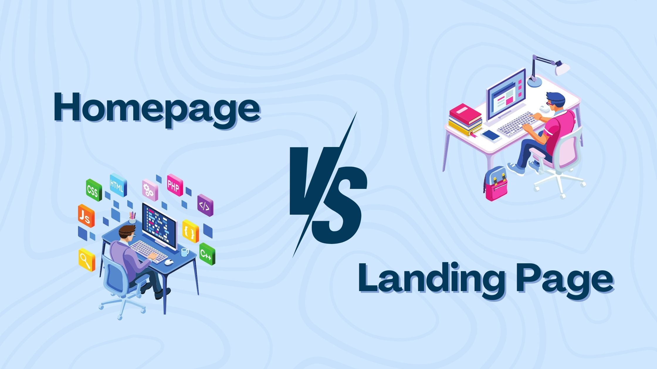 Homepage vs. landing page: The optimal web strategy for your company