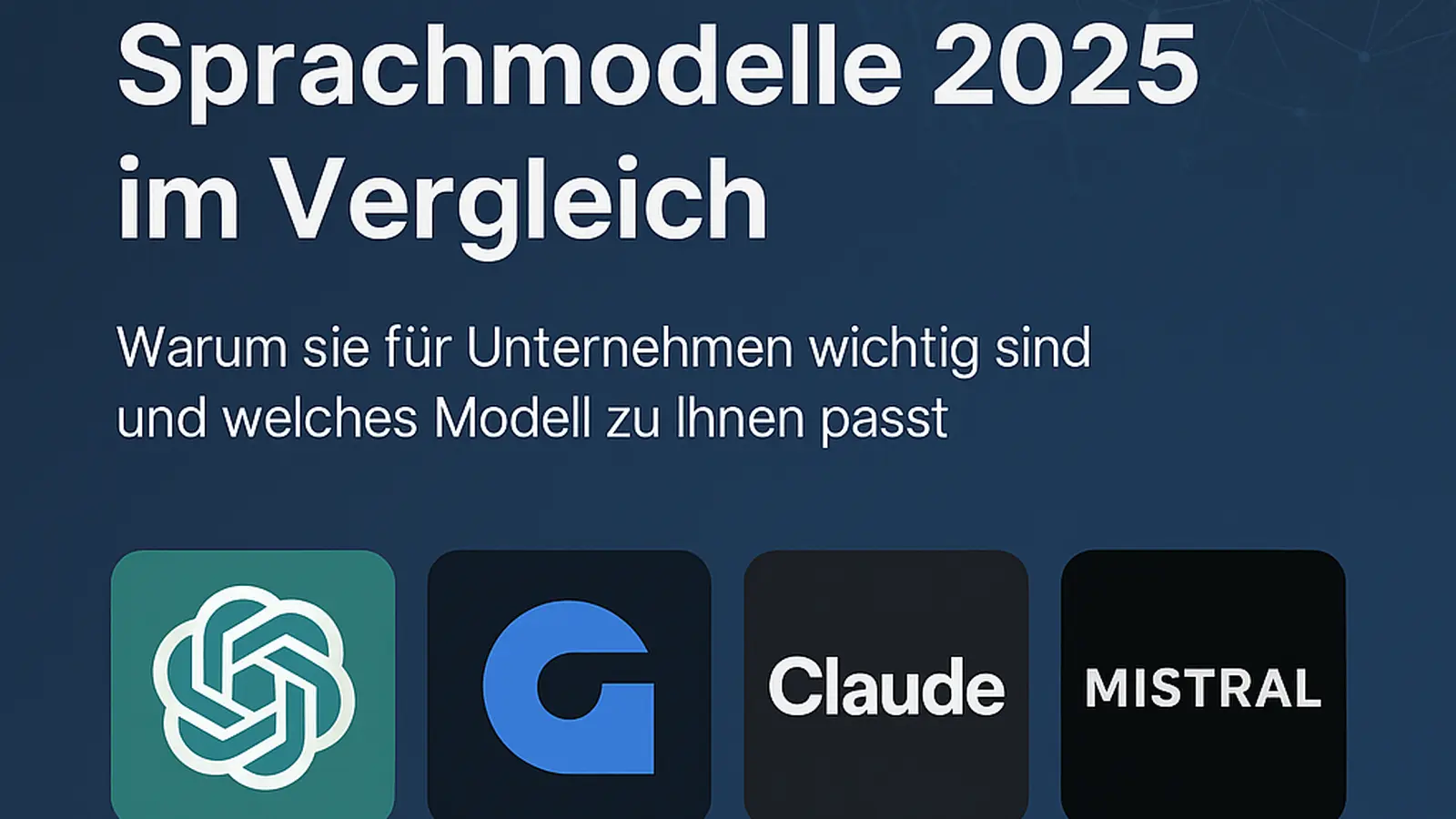 Führende KI-Sprachmodelle im Vergleich